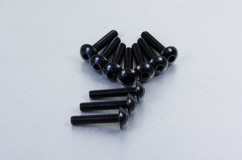 Pro-Bolt FB525-10 Aluminium Verkleidungsschraube, Schwarz, 10 Stück, Set of 10 von Pro Bolt
