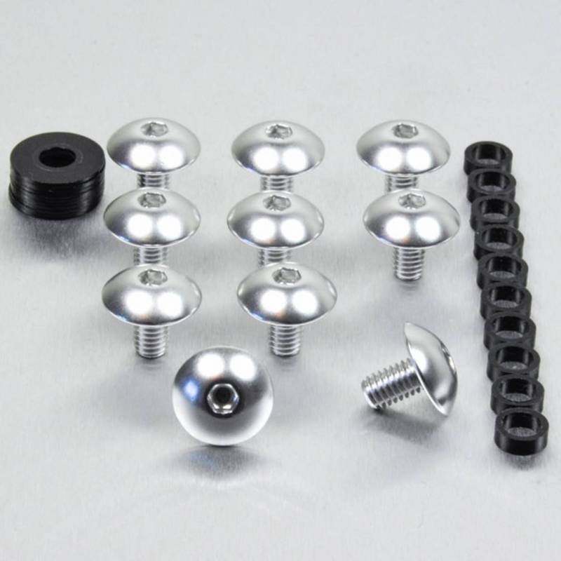 Pro-Bolt FB610-10 Aluminium Verkleidungsschraube, Silber, 10 Stück, Set of 10 von Pro Bolt