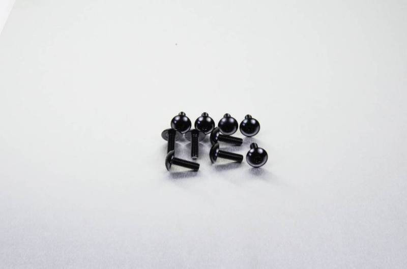 Pro-Bolt FB620-10 Aluminium Verkleidungsschraube, Schwarz, 10 Stück, Set of 10 von Pro Bolt