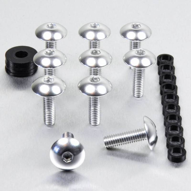 Pro-Bolt FB620-10 Aluminium Verkleidungsschraube, Silber, 10 Stück, Set of 10 von Pro Bolt