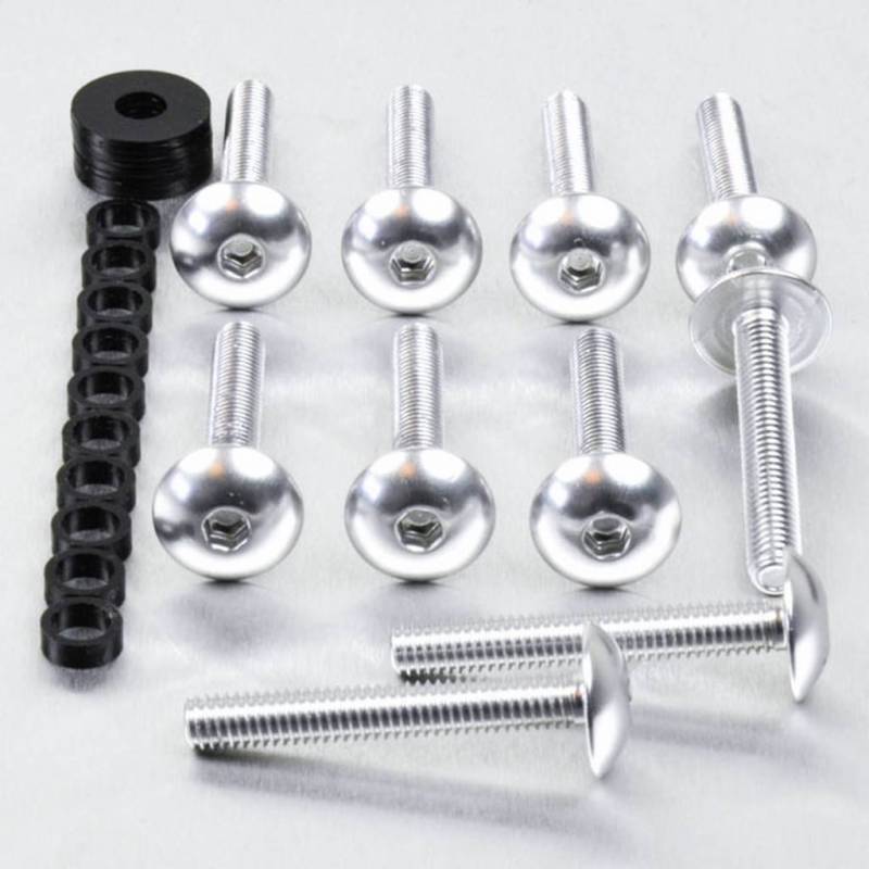 Pro-Bolt FB640-10 Aluminium Verkleidungsschraube, Silber, 10 Stück, Set of 10 von Pro Bolt