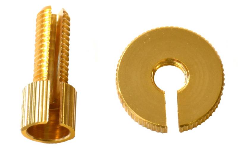 Pro-Bolt LCA10 Aluminium Kabeleinsteller, M8, Gold von Pro Bolt