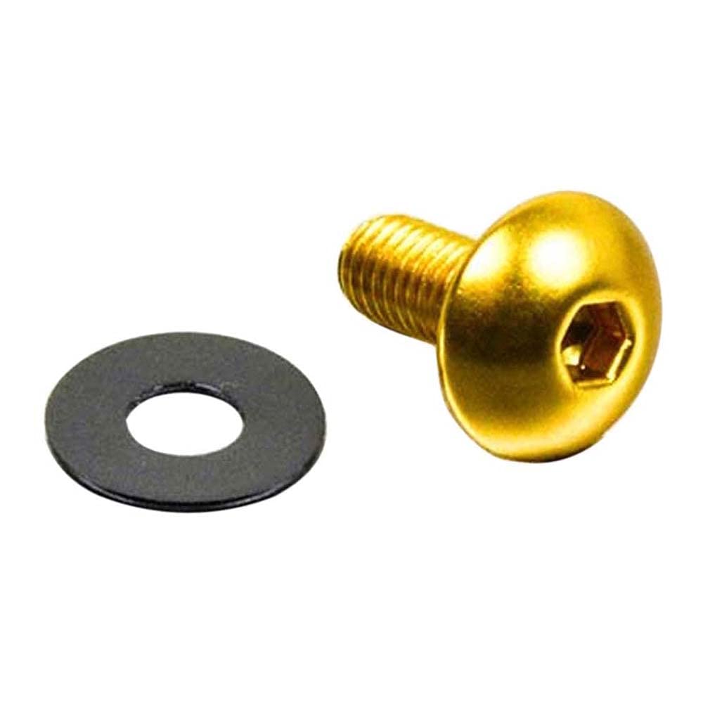 Pro-Bolt LFB512 Aluminium Domkopfschraube, M5 x 0.8mm x 12mm Gold von Pro-Bolt