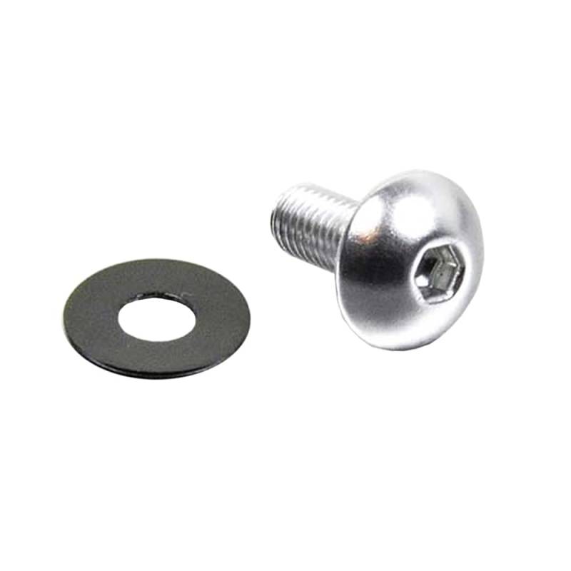 Pro-Bolt LFB512 Aluminium Domkopfschraube, M5 x 0.8mm x 12mm Silber von Pro-Bolt