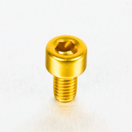 Pro-Bolt LPB508 Aluminium Inbus Schraube, Gold, M5 x 0.8mm x 8mm von Pro-Bolt