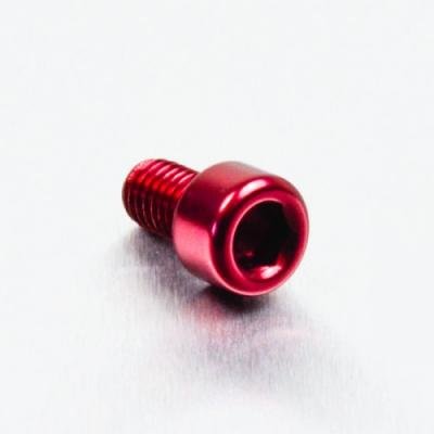 Pro-Bolt LPB610 Aluminium Inbus Schraube, Rot, M6 x 1.00mm x 10mm von Pro-Bolt