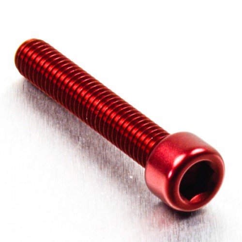 Pro-Bolt LPB635 Aluminium Zylinderkopfschraube Pro-Schraube, Rot, M6 x 1.00mm x 35mm von Pro-Bolt