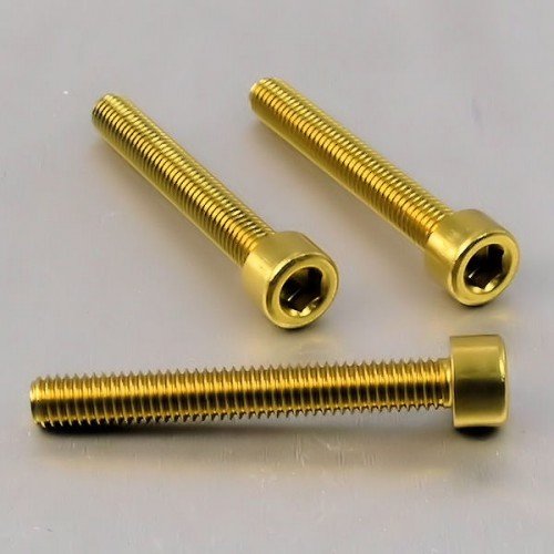 Pro-Bolt LPB645 Aluminium Zylinderkopfschraube Pro-Schraube, Gold, M6 x 1.00mm x 45mm von Pro Bolt