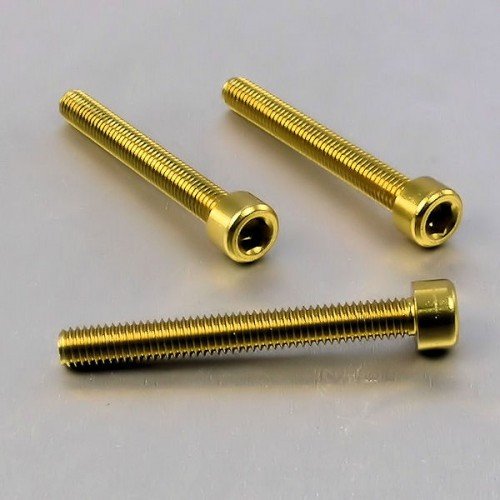 Pro-Bolt LPB650 Aluminium Zylinderkopfschraube Pro-Schraube, Gold, M6 x 1.00mm x 50mm von Pro-Bolt