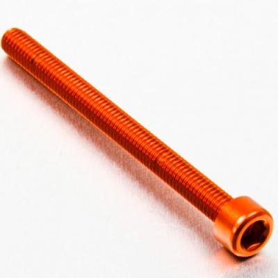 Pro-Bolt LPB680 Aluminium Zylinderkopfschraube Pro-Schraube, M6 x 1.00mm x 80mm, Orange von Pro-Bolt