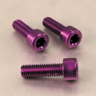 Pro-Bolt LPB825 Aluminium Zylinderkopfschraube Pro-Schraube, M8 x 1.25mm x 25mm, Lila von Pro-Bolt