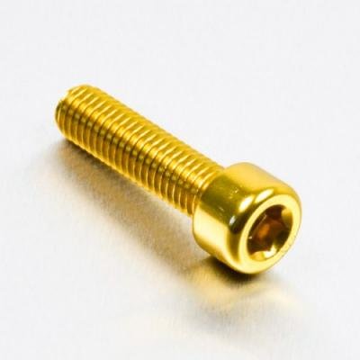 Pro-Bolt LPB830 Aluminium Zylinderkopfschraube Pro-Schraube, M8 x 1.25mm x 30mm, Gold von Pro-Bolt