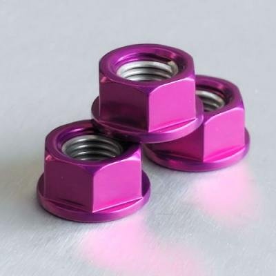 Pro-Bolt LSPN10 Aluminium Kettenradmutter, Lila von Pro Bolt