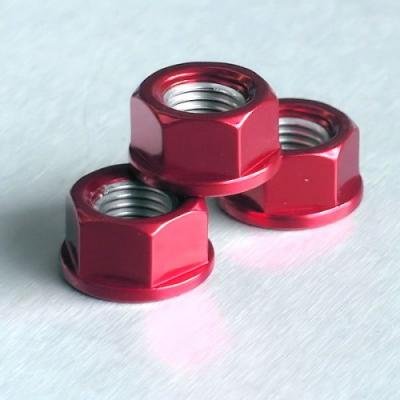 Pro-Bolt LSPN10 Aluminium Kettenradmutter, Rot von Pro-Bolt