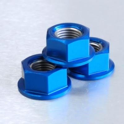 Pro-Bolt LSPN12 Aluminium Kettenradmutter, Blau von Pro-Bolt