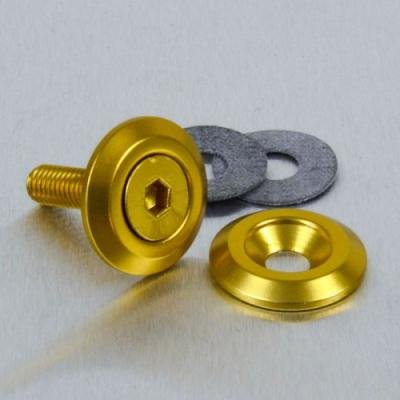 Pro-Bolt LWAC6-19 Aluminium Senkscheibe, M6, Gold von Pro Bolt