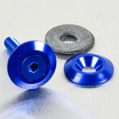 Pro-Bolt LWAC6-22 Aluminium Senkscheibe, M6, Blau von Pro Bolt