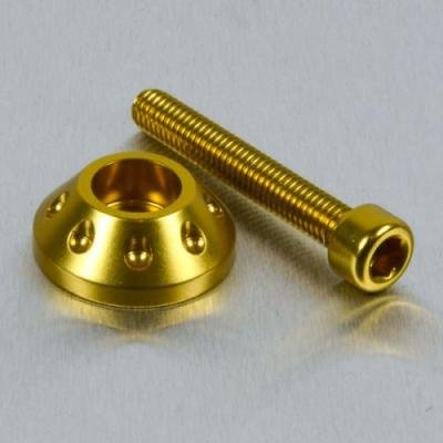 Pro-Bolt LWAPB625 Aluminium Kegelwaschmaschine für Verwendung mit LPB6, 25mm, Gold von Pro Bolt