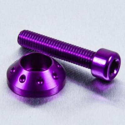 Pro-Bolt LWAPB625 Aluminium Kegelwaschmaschine für Verwendung mit LPB6, 25mm, Lila von Pro Bolt