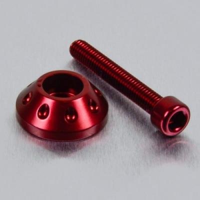 Pro-Bolt LWAPB625 Aluminium Kegelwaschmaschine für Verwendung mit LPB6, 25mm, Rot von Pro-Bolt