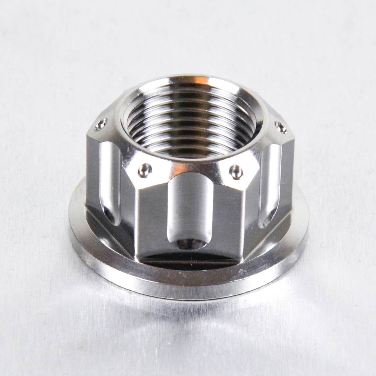 Pro-Bolt MLSSNUT18150002 Rostfreier Stahl Hinterachsmutter für Suzuki, M18 x 1.5mm, Natürlich von Pro Bolt