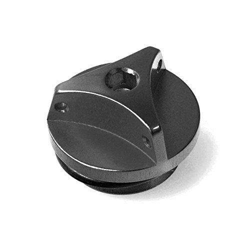 Pro-Bolt OFCY10 Aluminium Öleinfüllverschluss für Yamaha, Neues Design, Schwarz, M27 x 3.00mm von Pro-Bolt