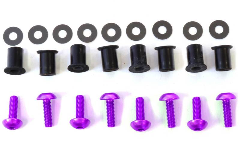 Pro-Bolt SK4 Aluminium Blendenschraubensatz, Lila von Pro Bolt