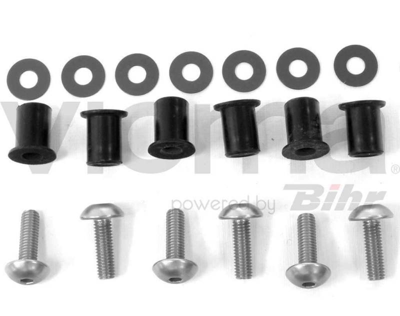 Pro-Bolt SK6 Aluminium Blendenschraubensatz, Silber, 6 Stück, Set of 6 von Pro Bolt