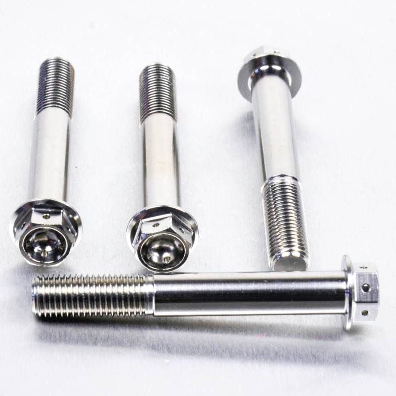 Pro-Bolt SSFBMON190R Rostfreier Stahl Race Spec Bremssattel Vorne Schraubensatz, Natürlich von Pro Bolt