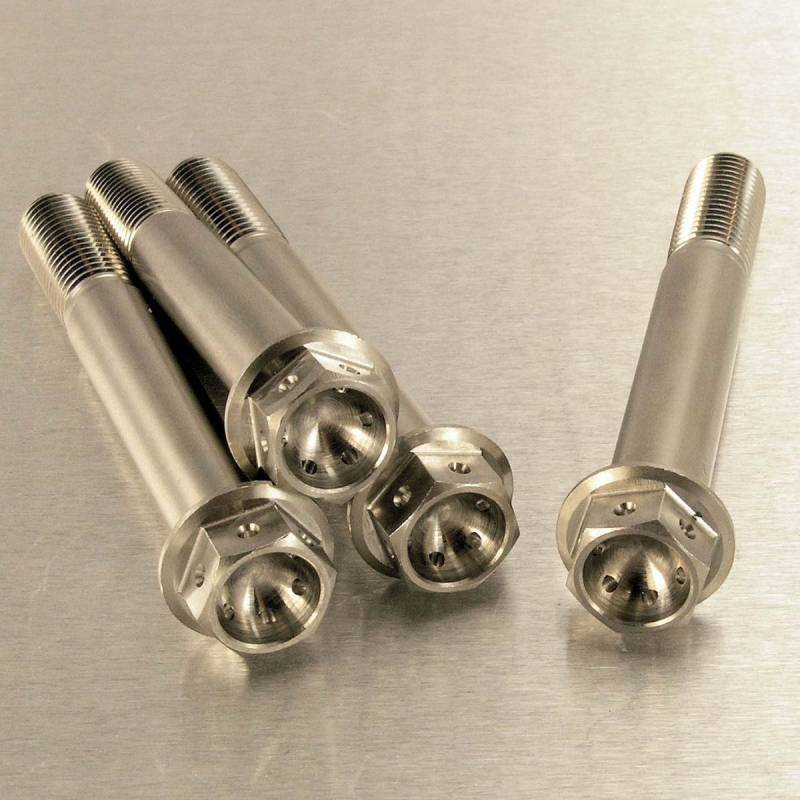 Pro-Bolt SSFBMON340R Rostfreier Stahl Race Spec Bremssattel Vorne Schraubensatz, Natürlich von Pro Bolt