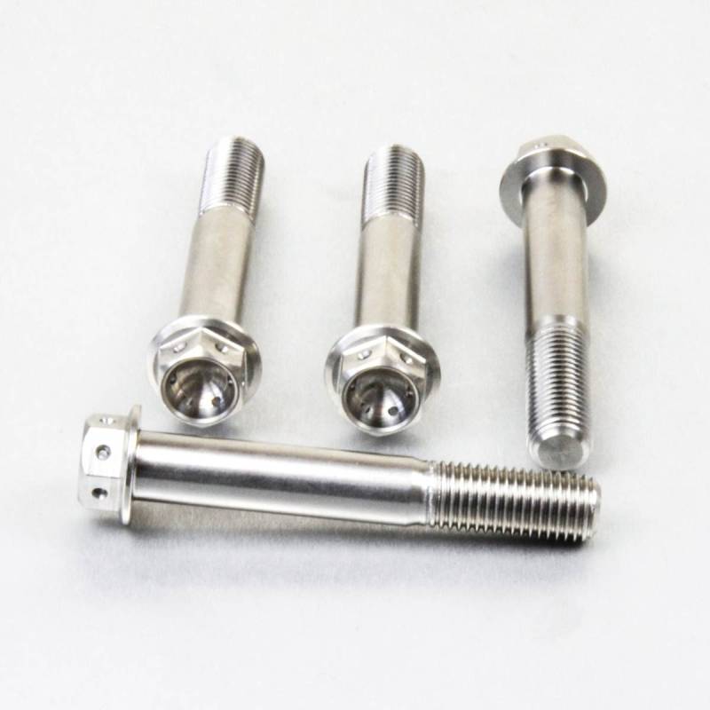 Pro-Bolt SSFBMON350R Rostfreier Stahl Race Spec Bremssattel Vorne Schraubensatz, Natürlich von Pro Bolt