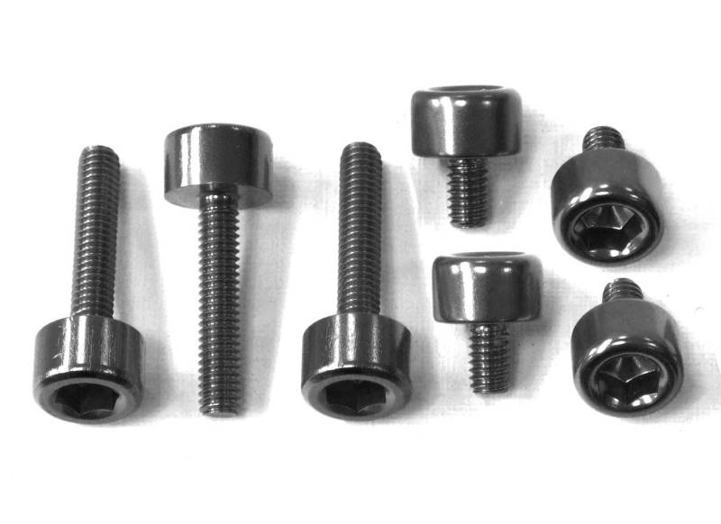 Pro-Bolt TKTM125 Aluminium Tankdeckelschraubensatz, Schwarz von Pro Bolt