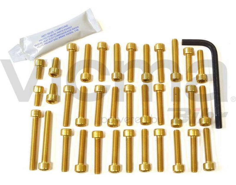 42096var - schrauben kopf allen deckel aluminium-motor FARBE BLAU von Pro Bolt