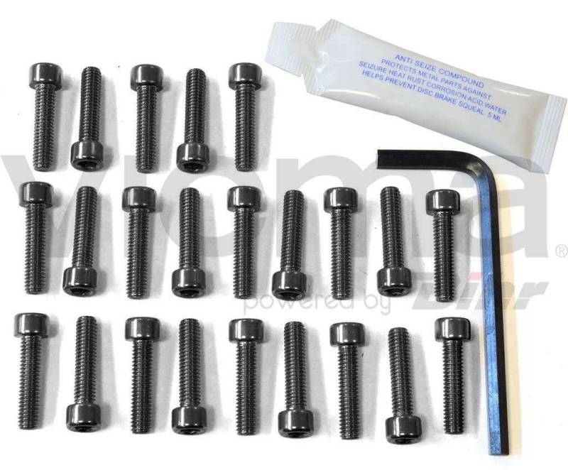 42099VAR - Schrauben kopf allen deckel aluminium-motor FARBE SCHWARZ von Pro Bolt