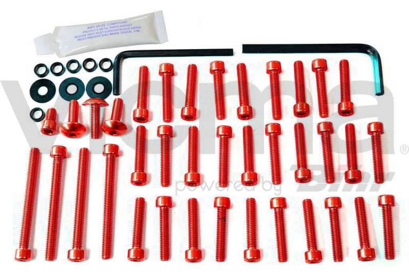 pro-bolt – 42131: Schrauben C/Allen Deckel Motor Aluminium rot Bandit 650 09 – 10 esu103r von Pro Bolt