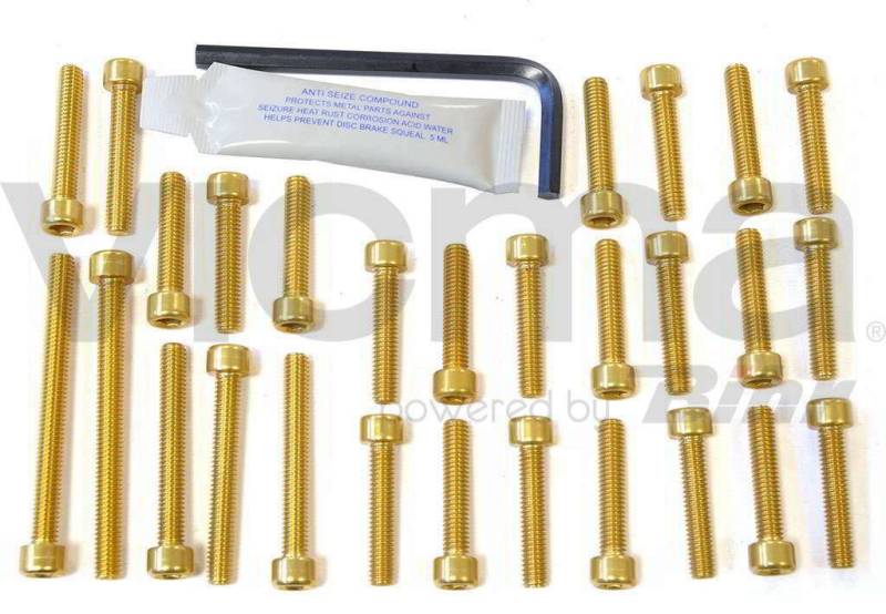 pro-bolt – 42136: Schrauben C/Allen Deckel Motor Aluminium Gold gsx-r1000 09 – 11 esu163g von Pro-Bolt