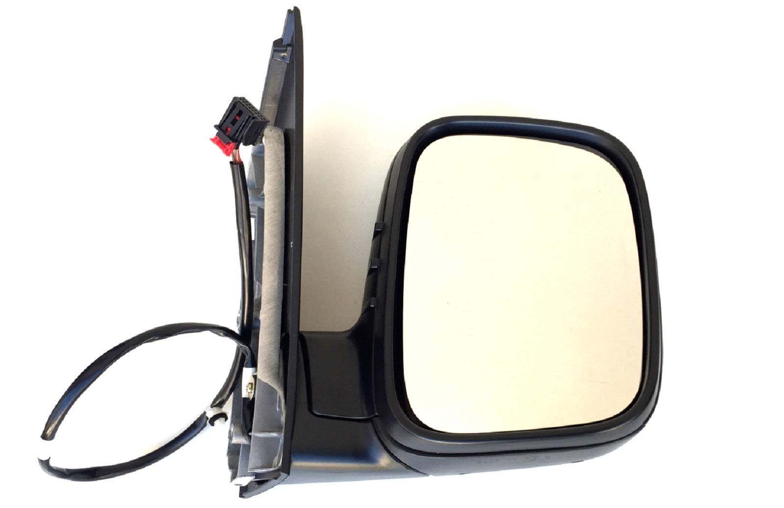 Bis Facelift 05/2015 Spiegel Außenspiegel rechts von Pro!Carpentis kompatibel mit Caddy III 2004-2015 elektrisch verstellbar beheizbar schwarze Kappe von Pro!Carpentis