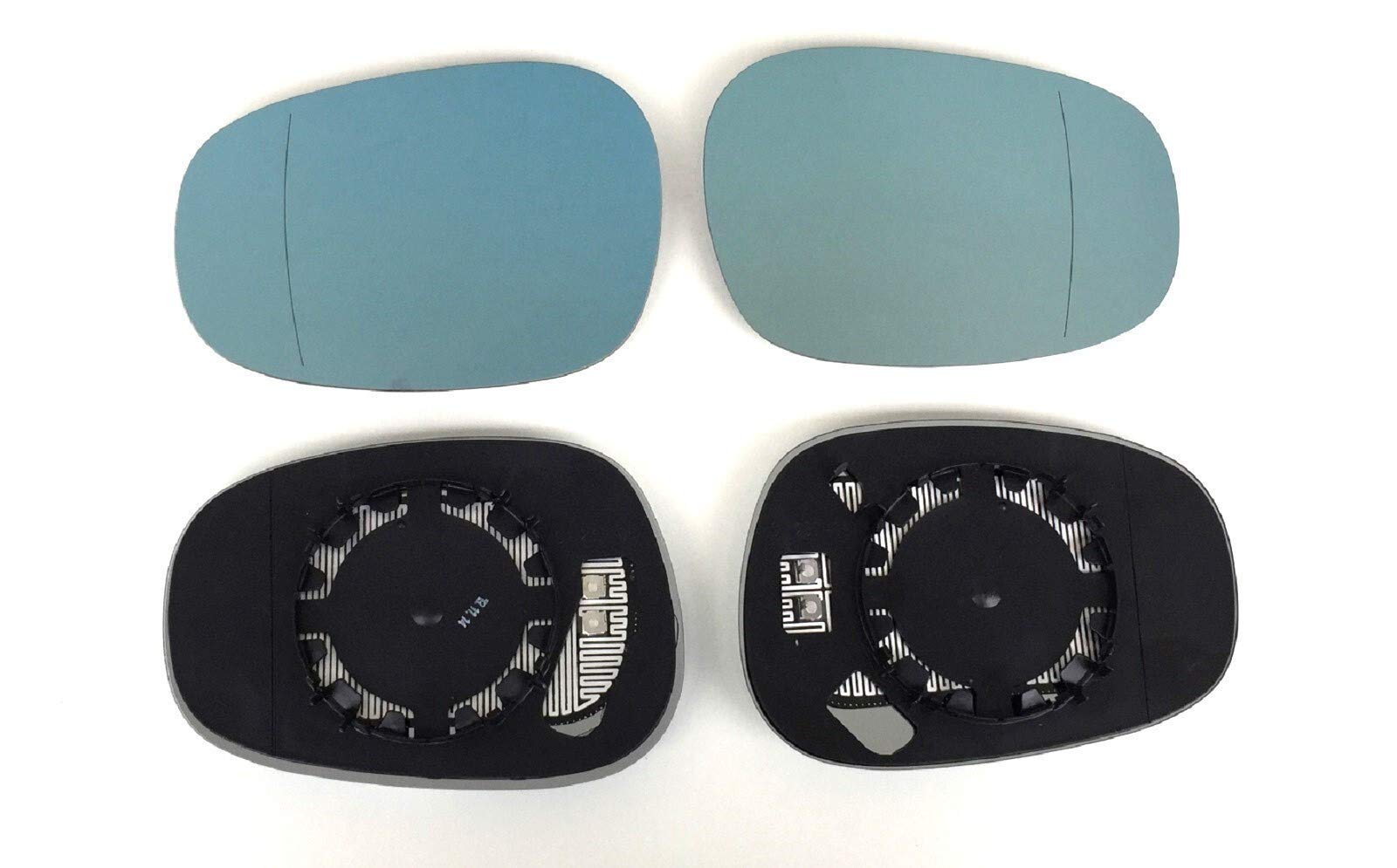 Nicht abblendbar! Ab Facelift! Pro!Carpentis Spiegelglas links + rechts SET kompatibel mit E90 E91 ab Facelift 2008 1er E81 E87 ab Facelif 2010 von Pro!Carpentis