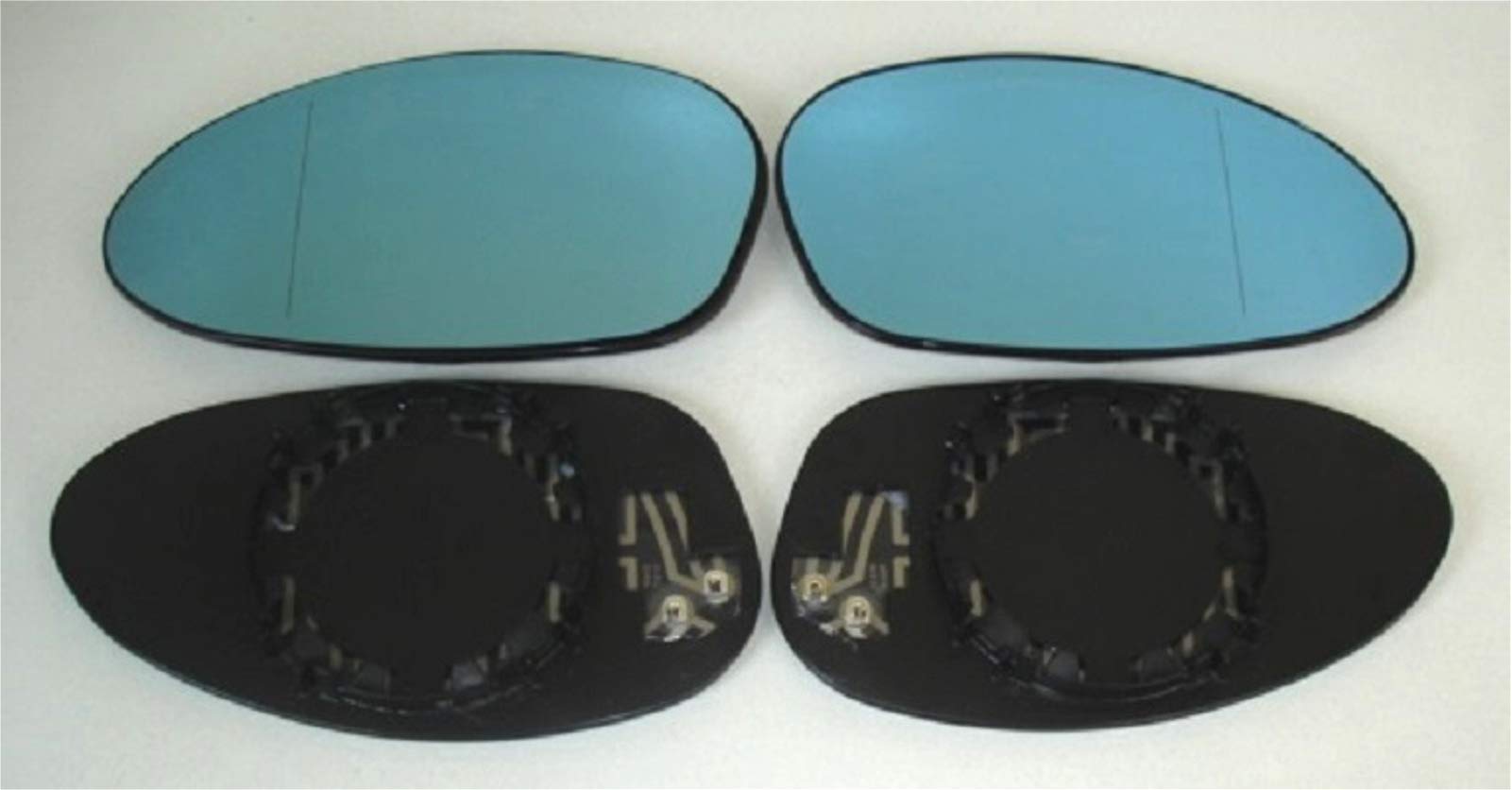 Nur bis Facelift 03/2010. DANACH NICHT MEHR Pro!Carpentis kompatibel mit E92 E93 und E46 M3 Spiegel Spiegelglas 2er Set links + rechts blau von Pro!Carpentis