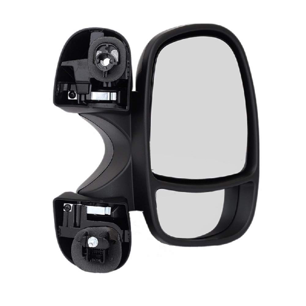 Pro!Carpentis Aussen-Spiegel Ersatzspiegel RECHTS manuell verstellbar schwarz kompatibel mit Trafic II 2001-2014 von Pro!Carpentis