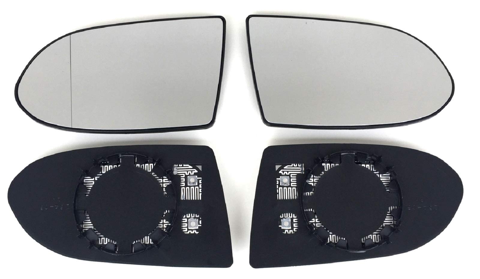 Spiegel Spiegelglas links + rechts 2er Set Pro!Carpentis kompatibel mit Zafira A 1999 bis 2005 beheizt Ersatzglas für Aussenspiegel Spiegel Spiegelglas links + rechts 2er Set Pro!Carpentis kompatibel mit Zafira A 1999 bis 2005 beheizt Ersatzglas für Aussenspiegel von Pro!Carpentis