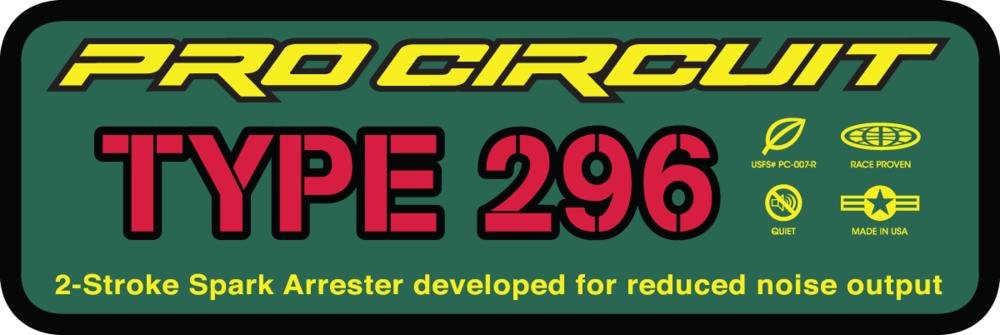 PRO CIRCUIT Silencer Sticker Typ 296 von Pro Circuit