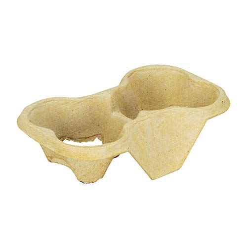 460 Becherhalter Becherträger Cup Carrier Bio Chinet kompostierbar für 2 To Go Becher - Inkl. Verpackungslizenz in D von Pro DP