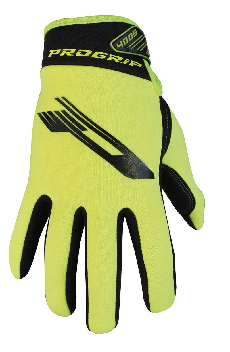 Progrip Neophrene Gloves, Erwachsene (L, Neon Gelb) von Progrip