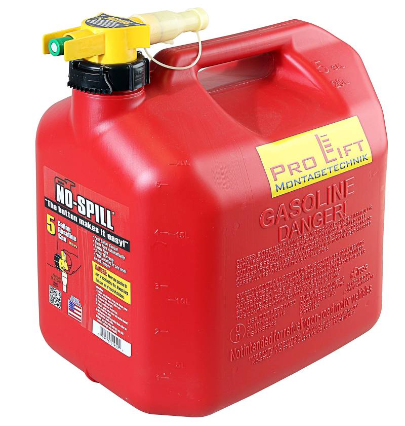 Pro-Lift-Montagetechnik No Spill Kanister Benzin Diesel 20Liter NOSPILL20J, 00250 von Pro-Lift-Montagetechnik