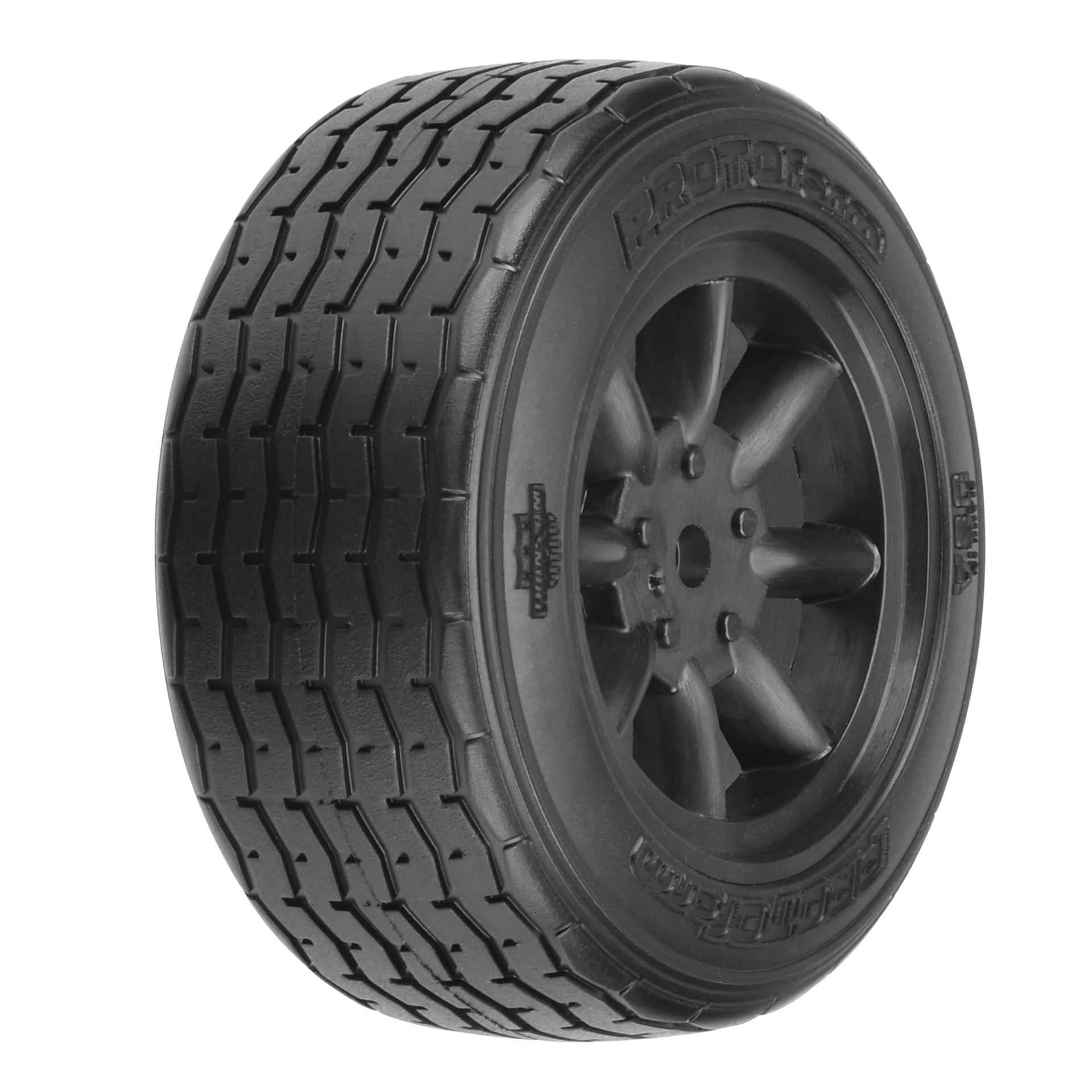 1/10 PROTOform VTA Front 26mm VTA Tires Mounted 12mm Blk Wheels (2) von Pro-Line