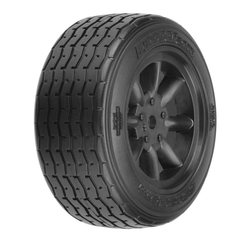 1/10 PROTOform VTA Front 26mm VTA Tires Mounted 12mm Blk Wheels (2) von PROTOform