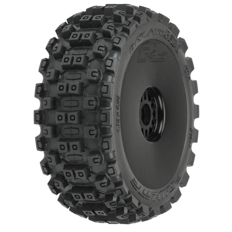 1/8 Badlands MX M2 Front/Rear Buggy Tires Mounted 17mm Black (2) von Pro-Line