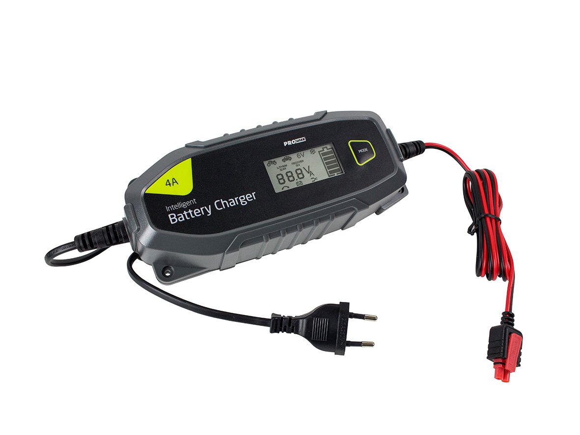 Pro User IBC4000 18171 6V und 12V / 4 Amp Intelligentes Batterieladegerät für Blei und Lithiumbatterien, Schwarz Pro User IBC4000 18171 6V und 12V / 4 Amp Intelligentes Batterieladegerät für Blei und Lithiumbatterien, Schwarz von Pro-User