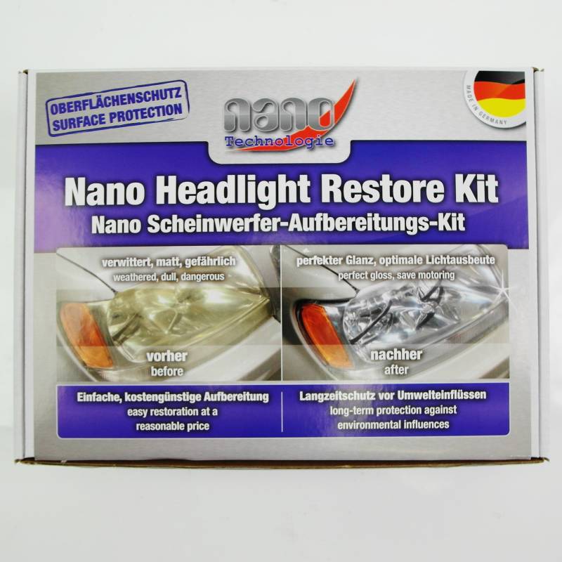 PRO TEC Nano Scheinwerfer-Aufbereitungs-Kit 21182 von Pro tec
